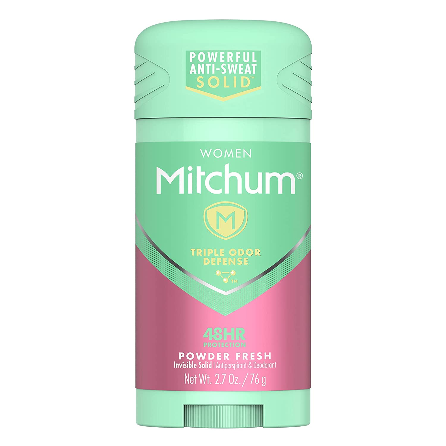 230816075533388_1 Mitchum Women Stick Solid Antiperspirant Deodorant, Powder Fresh, 2.7 Ounce (Pack of 1) - Image 1